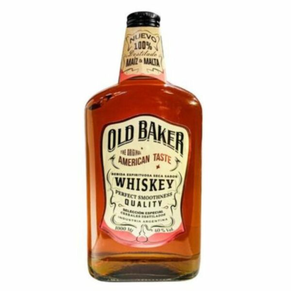 Old Baker American Whiskey 1000cc