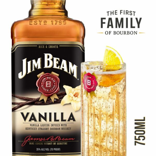 JIM BEAM VAINILLA 750cc
