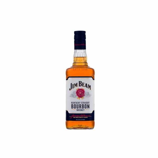 JIM BEAM WHITE BOURBON X 375ML