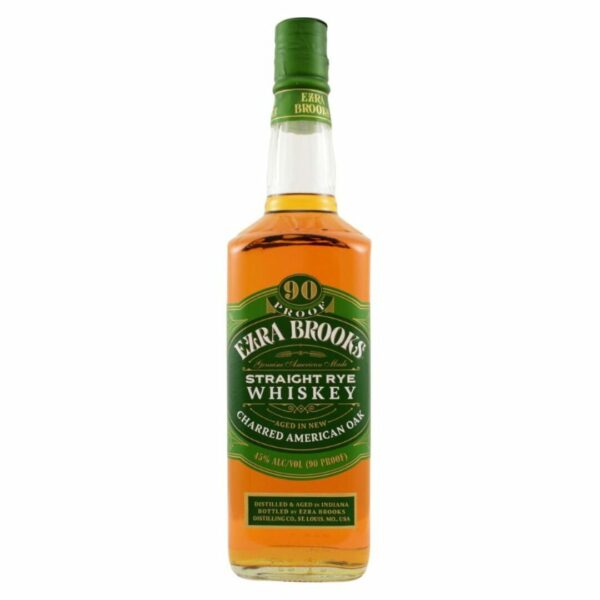 EZRA BROOKS STRAIGHT RYE