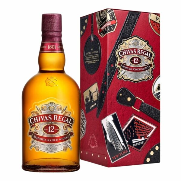 CHIVAS 12 GLOBERTROTTER 750ML